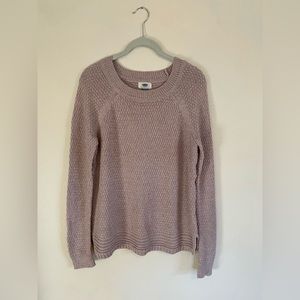 Old Navy Purple Knitted Sweater
